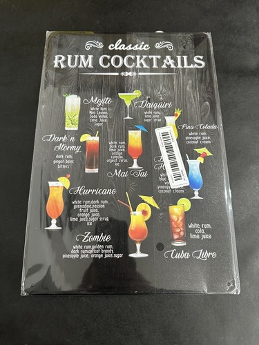 Cocktail blechschild x30 - cocktail,
