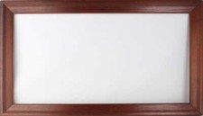 Großer antiker Rahmen Grafikrahmen Nussbaumholz 103,5 X 59,5 cm