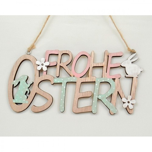 Türschild holz frohe - türschild,