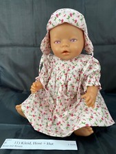 selbst genähte Puppenkleidung für Baby Born, nach BURDA Schnittmuster 6 11)