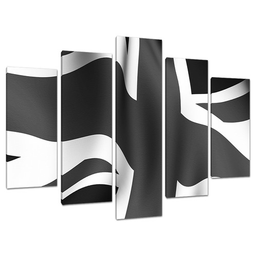 5er set schwarz weiß - 5er,