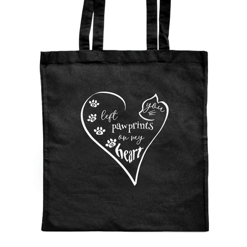 Pawprints heart - on, my