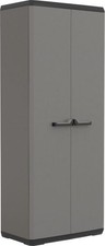 Keter Kunststoffschrank PIU hoch 166 x 68 x 39cm Mehrzweckschrank Garten Schrank