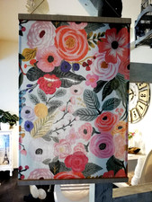 --Top Z.  STOFFBILD mit Leiste-Leinwandgewebe-Struktuiert-Aufängbereit--