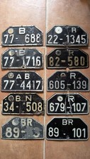 Motorrad Oldtimer Kennzeichen Nummernschild Besatzungszone 