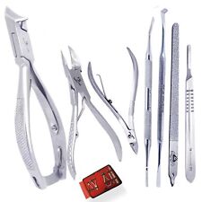 Professionelles Maniküre Pediküre Set Fingerzehe Nagelschneider & Feilen Pflege Kit