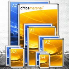 Alu Klapprahmen Wechselrahmen Plakatrahmen 25mm Profil | 2 Modelltypen Toppreis