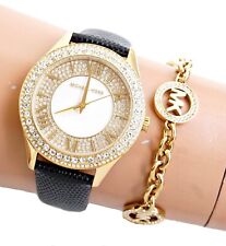 Michael Kors Uhr Damenuhr Armbanduhr MK2988 Harlowe IP Gold neu