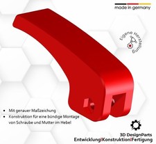 1x roter Hebel passend für Reich Doppel Ablassventil Ventil Entleerungsventil