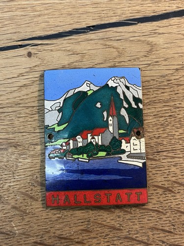 Alte plakette hallstatt - alte,