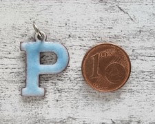 Vintage blau Emaille Anhänger
