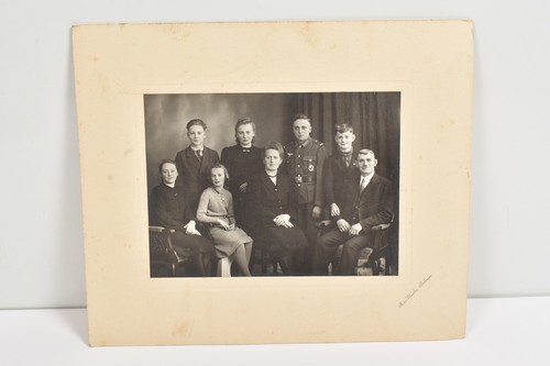 Großfoto familie soldat - großfoto,