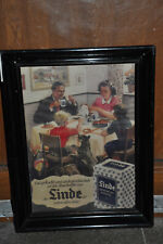 Altes Reklameschild/Gerahmtes