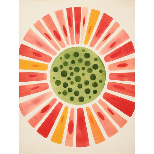 Abstrakte wassermelone küche - wassermelone,