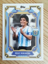 Topps Argentinien Team Set 2024-25 - Diego Maradona Karte Nr. 35 Argentina