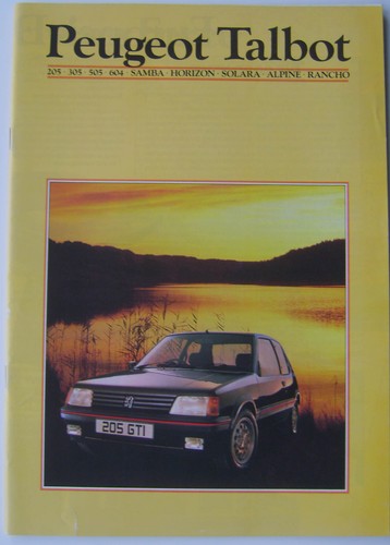 Peugeot talbot samba horizon - talbot,