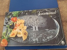 Sommerland Kuchenplatte - Beilagenplatte in Glas