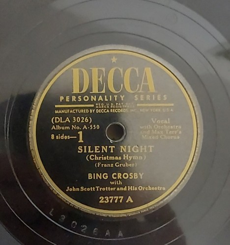 Bing crosby schellackplatte - bing,
