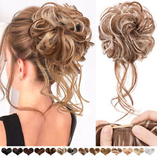 Dick Scrunchie Hochsteckfrisur Zopf Messy Dutt Haarteil Haarverdichtung Haarband