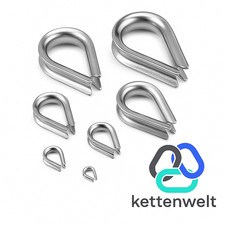 Edelstahl Seilkausche V4A