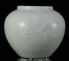 6" Dynastie weiße Glasur