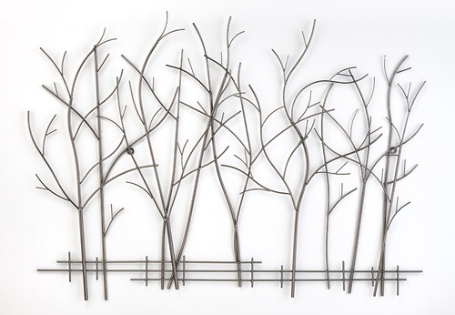 Wandbild sticks metallbild - wandbild,