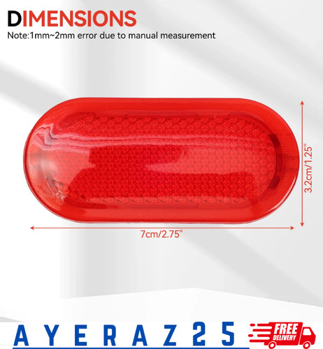 Rot türverkleidung - 2x,