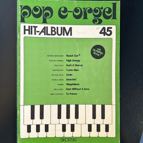 Noten pop orgel - -,