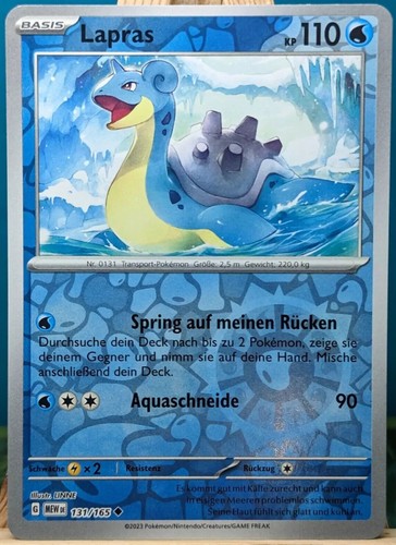 Pokemon karte lapras - karte, |