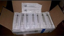 1 ml Spritzen 100 Stück Luer 3-part