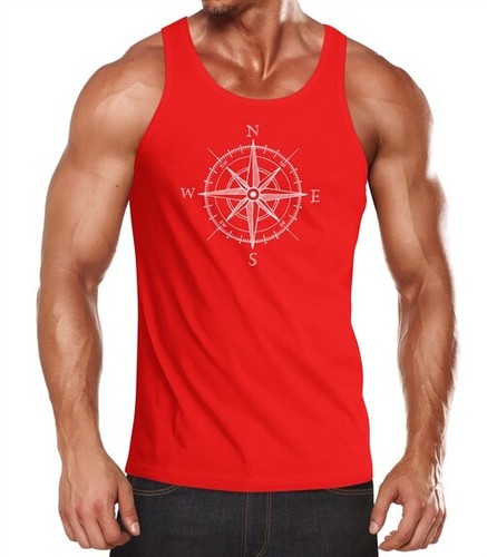 Herren tanktop wind rose - herren,