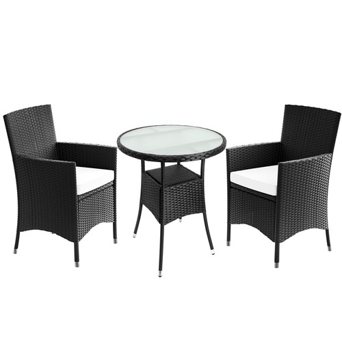 Casaria polyrattan balkonset - polyrattan,