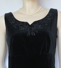 Laura Ashley Samtkleid 38