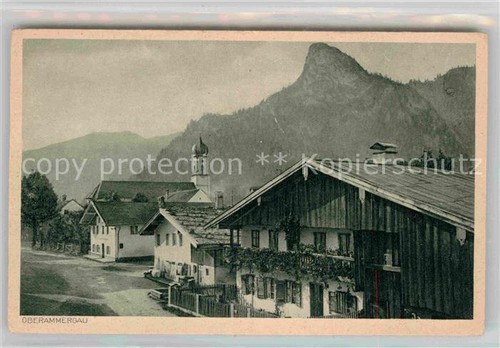 Oberammergau bayern ortspartie - bayern,