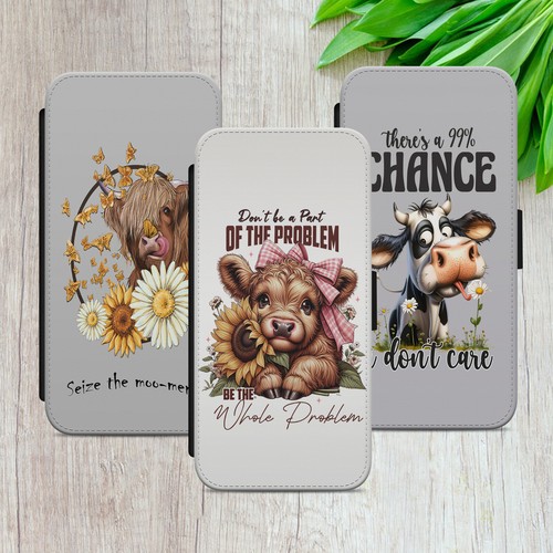 Highland cow flip - highland,