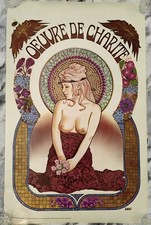 Vintage Jugendstil Plakat