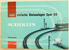 26-seitige Märklin Broschüre "einfache Gleisanlagen Spur H0"