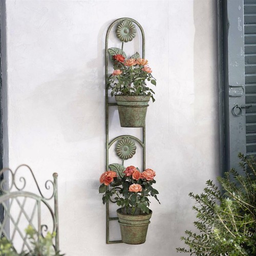 Metall wand regal blumen - wand, "blumen"
