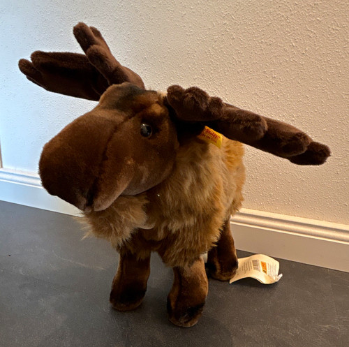 Steiff elch stofftier - elch,