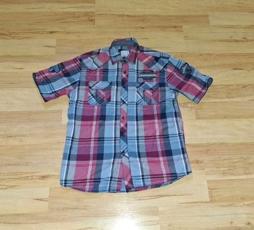 Herren hemd kurzarm l - kurzarm,