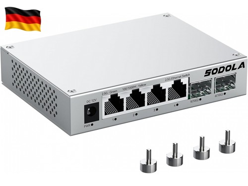 Gbit switch 4x 2 5g - 2.5, 2,5g