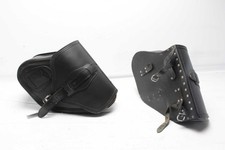 Satteltaschen Leder schwarz