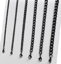 Herren Damen Edelstahlkette Kette Halskette Panzerkette Königskette Edelstahl