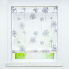 Voile Raffrollo mit Ösen