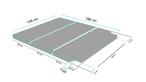Universal viskoelastische falt - viskoelastische,