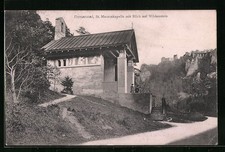 Ansichtskarte Beuron /Donautal, St. Mauruskapelle mit Blick auf Wildenstein 190 