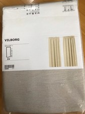 IKEA*VILBORG. 2XVORHANG ABDUNKELN BEIGE 145X300cm NEU OVP. 