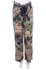 Desigual Hose Print mit Gürtel D 36 multicolor