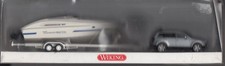 Wiking  HO 1:87  0970140 VW Touareg mit Motor Boot u. Trailer