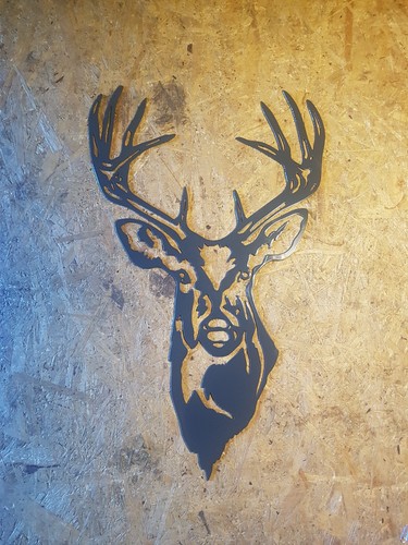 Hirsch schild - hirsch,